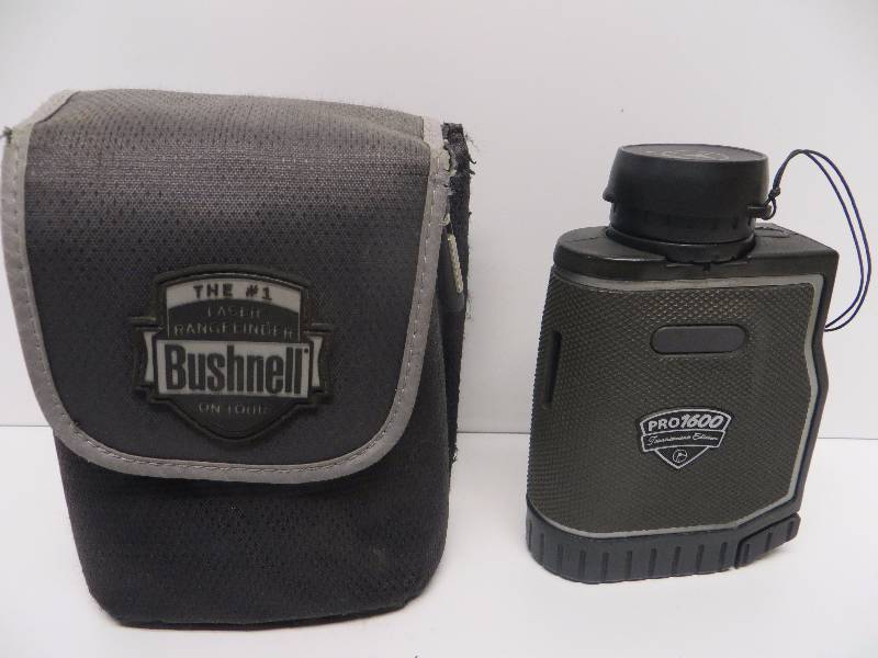 lot 1222 image: Bushnell Pin Seeker Pro 1600 7x26 Range Finder Tournament Edition