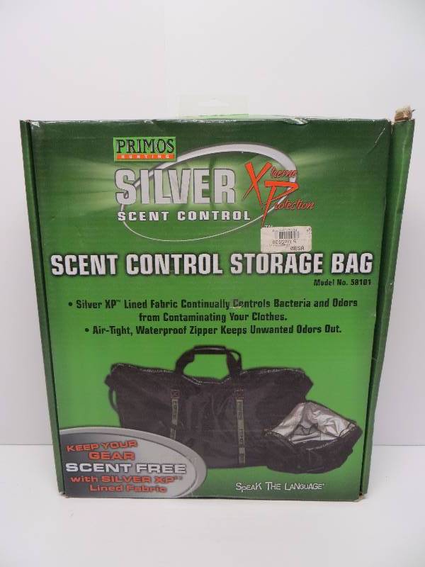lot 1295 image: Primos Silver Scent Control Storage Bag