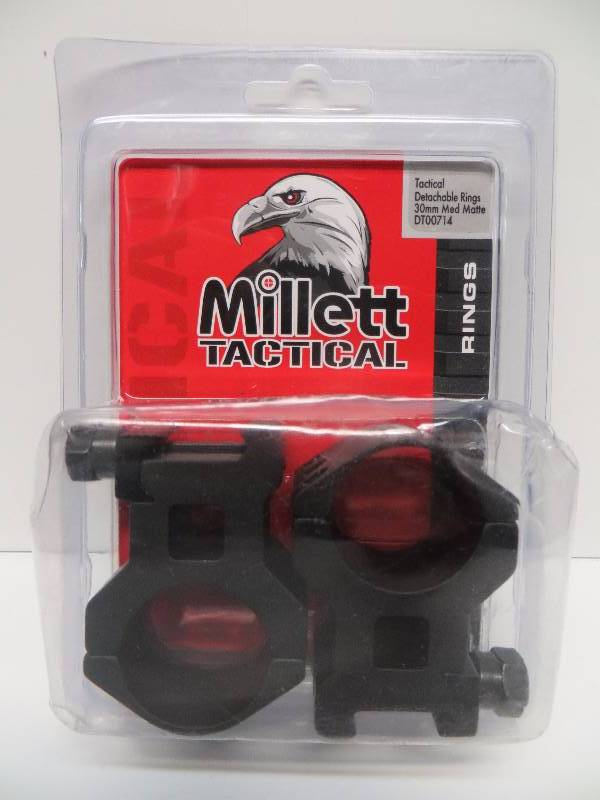 lot 1325 image: Millet Tactical Detachable Rings 30mm DT00714