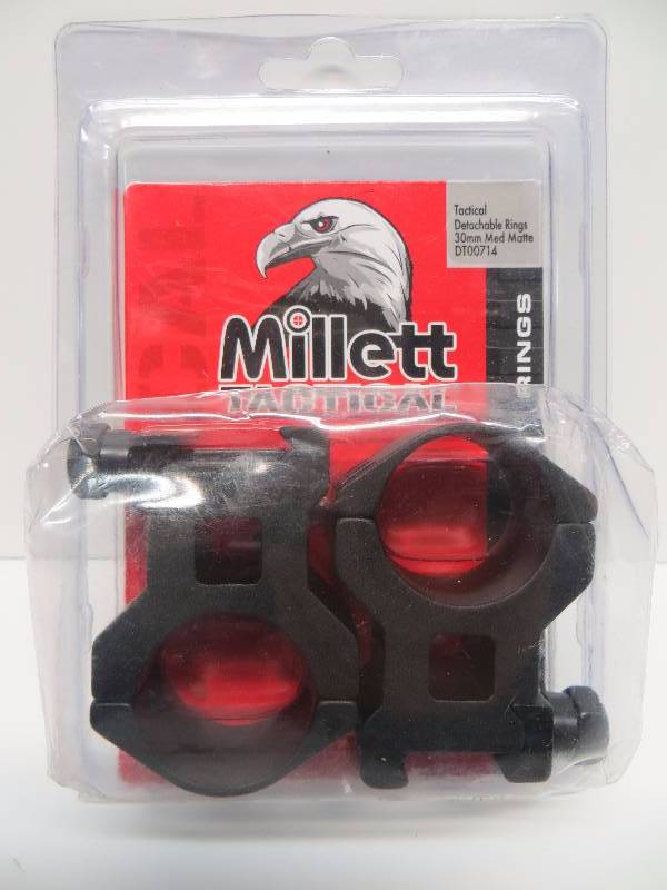 lot 1326 image: Millet Tactical Detachable Rings 30mm DT00714