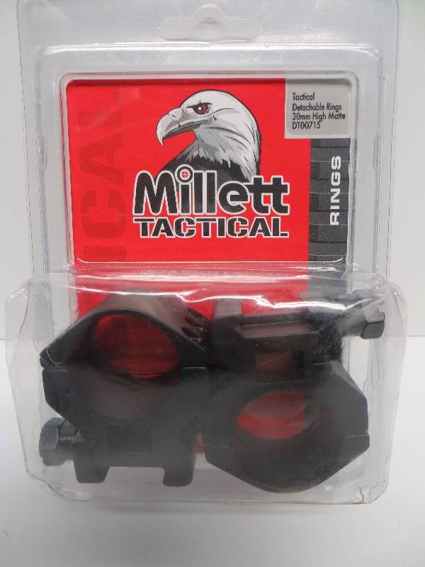 lot 1327 image: Millet Tactical Detachable Rings 30mm DT00714