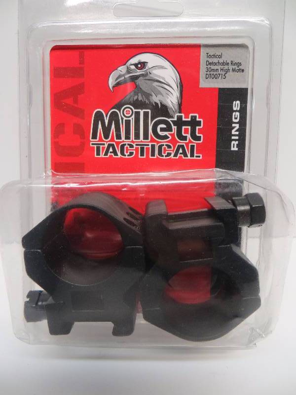 lot 1328 image: Millet Tactical Detachable Rings 30mm DT00714