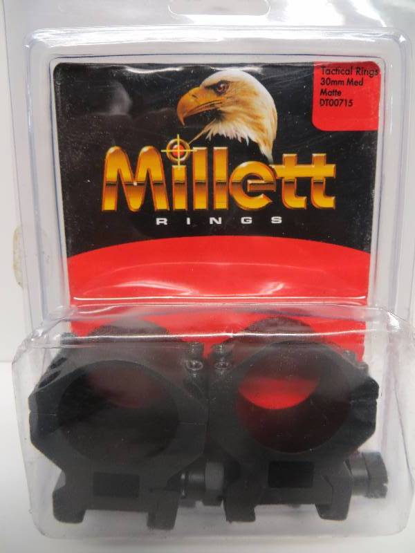 lot 1329 image: Millet Tactical Detachable Rings 30mm DT00715