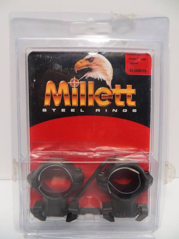 lot 1332 image: Millet Steel Rings Angle Loc Rings 1 High Smooth AL00012