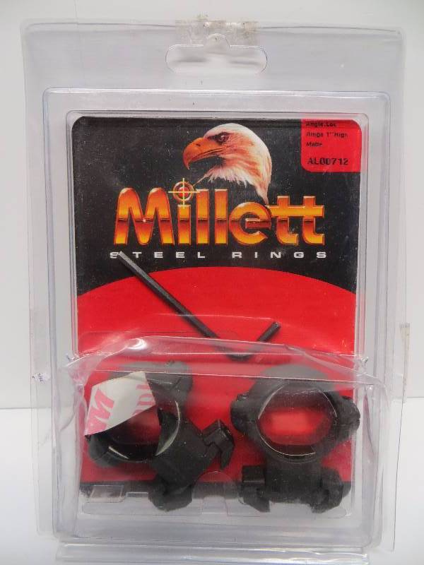 lot 1333 image: Millet Steel Rings Angle Loc Rings 1 High Matte AL00712