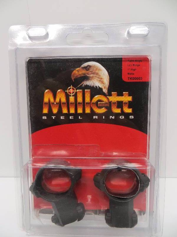 lot 1336 image: Millet Steel Rings Angle Loc Rings 1 High Matte TK00003