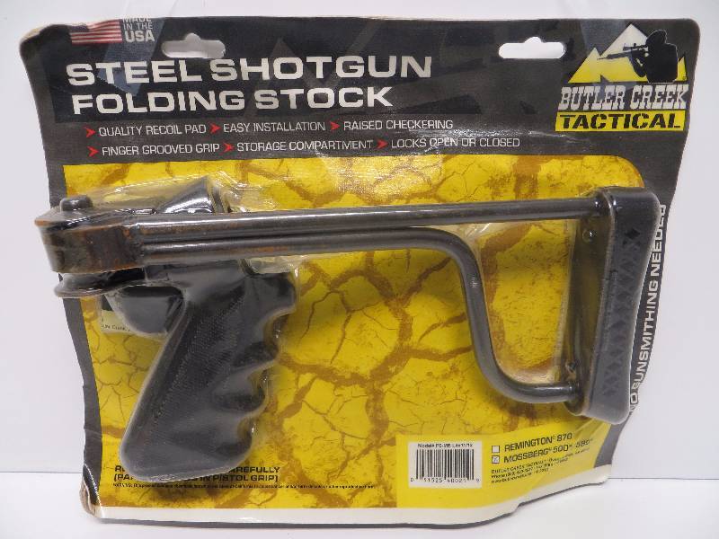 lot 1345 image: Butler Creek Tactical Steel Shotgun Folding Stock