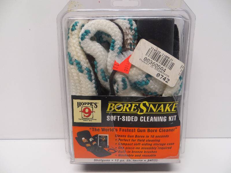 lot 1355 image: Hoppes Bore Snake Cleaninig Kit 12Ga Shot Gun