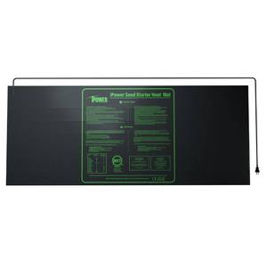 lot 15403 image: iPower Durable Waterproof Seeding Heat Mat Warm Hydroponic Pad Plant Starting Kit for Kombucha Tea & Beer Brewing, 48 x 20, Black