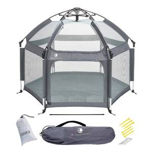 lot 15492 image: POP N GO Baby Playpen - Indoor & Outdoor Playpen for Babies and Toddlers - Baby Beach Tent, Foldable, Portable WCanopy & Travel Bag - Pop Up Pack and Play Yard