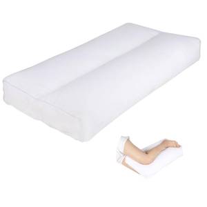 lot 15253 image: MINUPWELL Knee Pillow for Side Sleepers, 4 Inch Height Between Leg & Under Knee Pillow for Back Sleepers - Leg Pillow with 1000G 7D High Suppot Alternative for Relieving Leg, Back, and Knee Pain