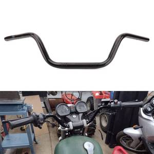 lot 15359 image: AnXin Motorcycle 78 Drag Handlebars High-Rise Tracker Handle Bars Universal For Sportster XL 883 1200 Cruiser Bobber Custom Chopper Softail Dyna Tour Glide Road CG125 Black