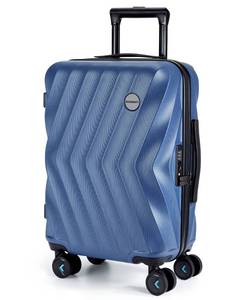 lot 15482 image: BAGSMART Carry On Luggage 22x14x9 Airline Approved,PC Hardside Suitcase,20 Inch Luggage with Spinner Wheels, Travel Luggage Hard Shell Lightweight Suitcases for Men Women,Navy Blue