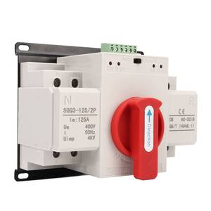 lot 15484 image: Generator Transfer Switch Dual Power Changeover Switch Industrial Power Transfer Switch for Generators and RV
