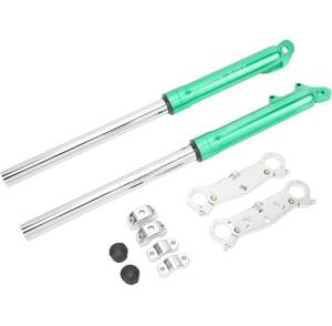 lot 18794 image: Pocket Bike Fork Shock, Front Fork Shock Rugged Structure Durable Length Metal Alloy for Mini Bike 47cc 49cc 2 Stroke