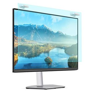 lot 18695 image: Blue Light Screen Protector for Computer Screen Blue Light Blocker, Anti Glare Computer Screen Cover, Blue Light Filter for 20, 21.5, 22 inch Diagonal Widescreen Monitor Frame Hanging Type