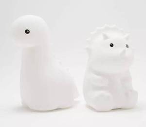 lot 18766 image: Globe Electric Giggle Dinosaur Color Changing Lights - Set of 2