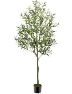 lot 18788 image: Olive Tree Artificial Indoor 6FT, GTIDEA Artificial Tree Fake Tree Indoor Large Faux Olive Tree and Fruits Artificial Plants Indoor Fake Silk Trees for Spring Home Decor