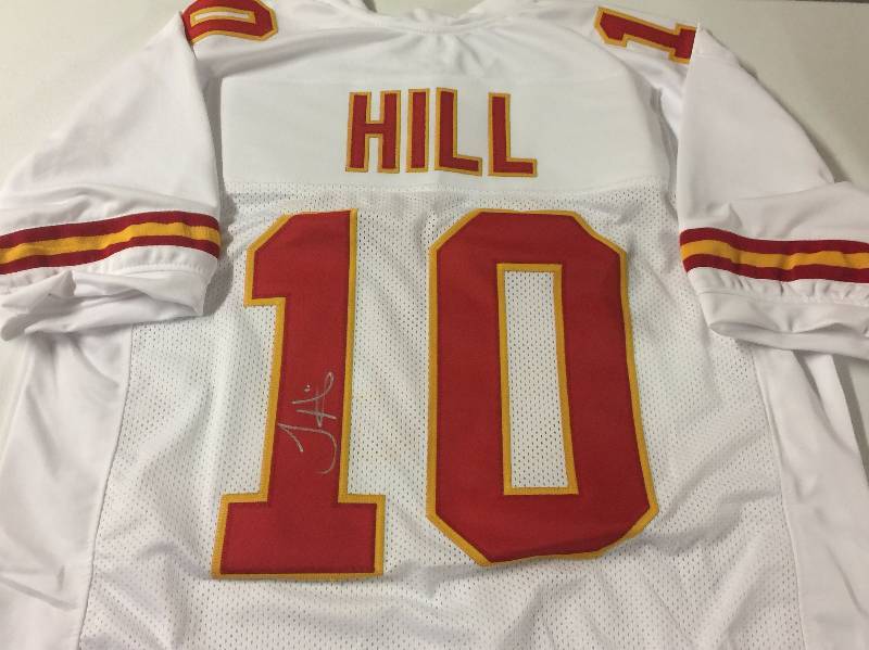 Sold at Auction: Autographed Tyreek Hill Kansas City Chiefs NFL Jersey