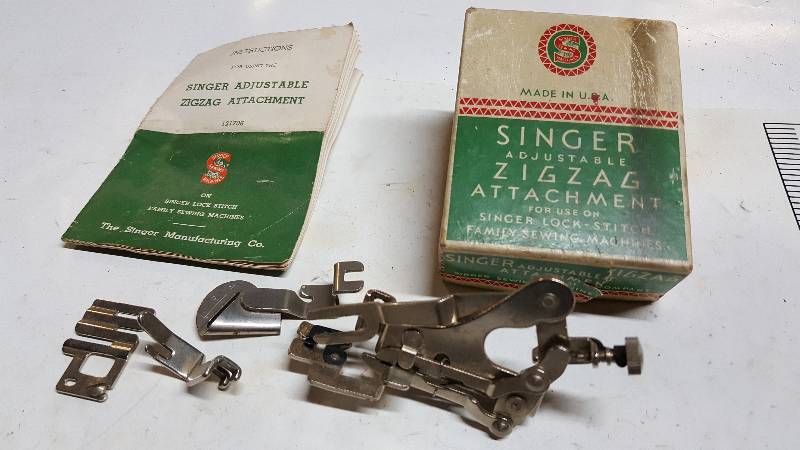 lot 5870 image: Singer adjustable ZigZag attachment for your Singer Sewing Machine