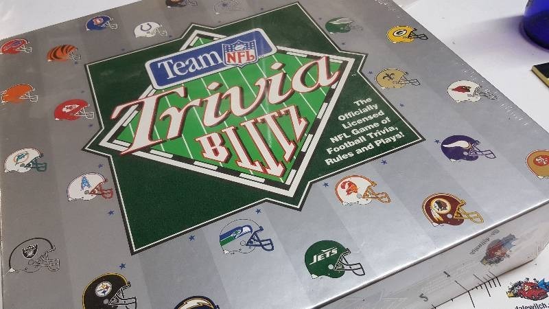 lot 5894 image: Brand New In Package NEVER Opened Team NFL Trivia Blitz Game