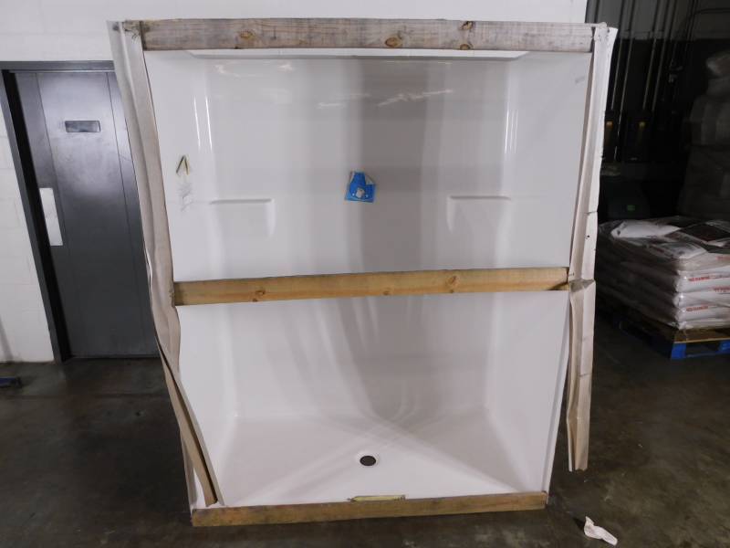 Comfort Designs Zero Entry Shower Stall 60" x 30" Nice New Unit High End Auction Kohler