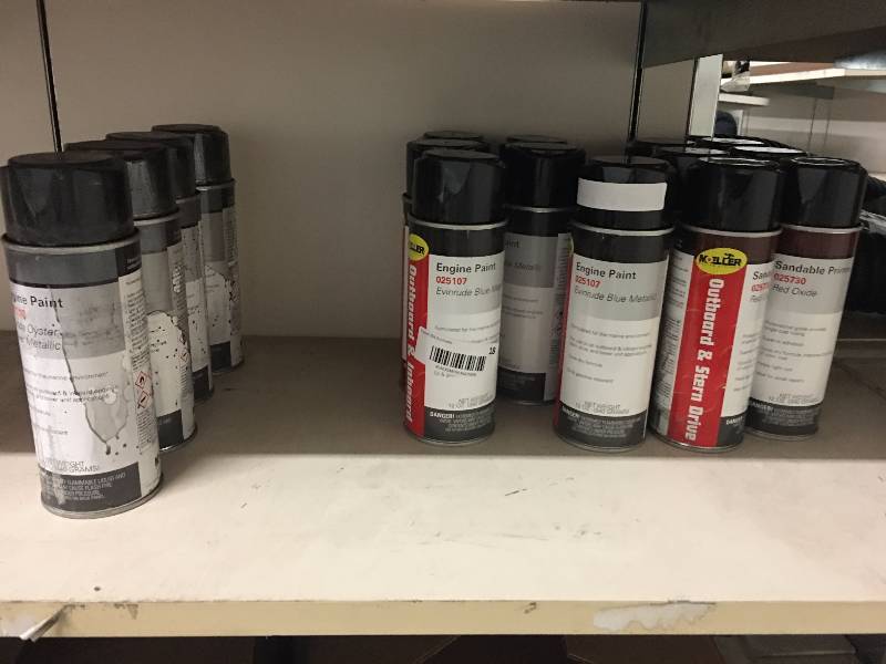 lot 18 image: MARINE GRADE ENGINE PAINT