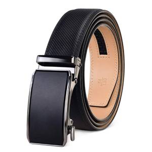 lot 79917 image: PlusZis 28-68 Mens Leather Ratchet Dress Belt Big And Tall With Automatic Buckle