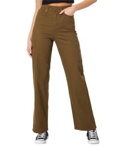 lot 79936 image: Signature by Levi Strauss & Co. Gold Womens Heritage High Rise Loose Utility Jean (Standard and Plus), Dark Moss, 6