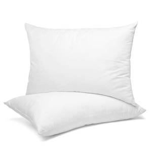 lot 79953 image: Nestl Toddler Pillow - Pack of 2 Baby Pillows - Organic Cotton Kids Pillow for Sleeping - Soft Kids Travel Pillow - Perfect Toddler Bed Pillow - 13 x 18 Inches,White