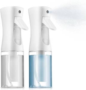 lot 80020 image: 2 Pack Continuous Spray Bottle For Hair - 5 Oz Ultra Fine Mist Sprayer  Water Spray Bottle For Hair Mister Spray Bottle  Hair Spray Bottles For Hairstyling, Cleaning, Salons (2pk 5oz)