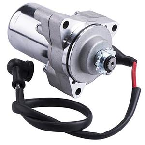 lot 80023 image: CNCMOTOK 3 Bolt Starter Motor with Line for 50cc 70 cc 90cc 100cc 110cc 125cc 4 Stroke Quad Wheelers ATVs Taotao SSR Roketa Go Karts Pit Bike Jonway SunL Dune Buggy Sandrail Coolster