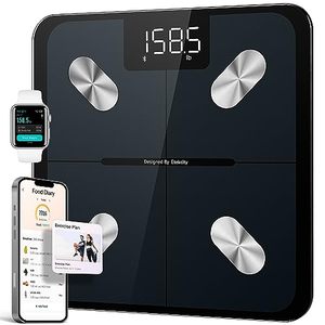 lot 80039 image: Etekcity Smart Scale for Body Weight FSA HSA Store Eligible, Bathroom Digital Weighing Scale with BMI, Body Fat, Muscle Mass, Accurate Bluetooth Home User Health Equipment Sync Apps