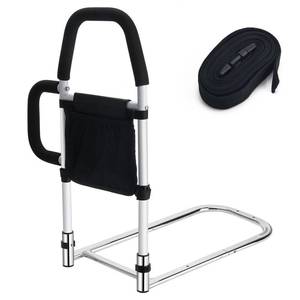 lot 80045 image: Pletpet Bed Rails for Elderly Adults, Bed Assist Rails for Seniors with 2 Grab Bars & Storage Pocket & Fall Prevention Guard, Fits King, Queen, Full, Twin Bed, Support Up to 300lbs (Standard)