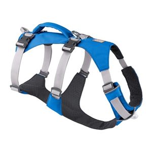 lot 80095 image: Ruffwear, Flagline Dog Harness, Lightweight and Reflective, No Pull Dog Lift Harness for Hiking, Running and Everyday Use, Blue Dusk, LargeX-Large