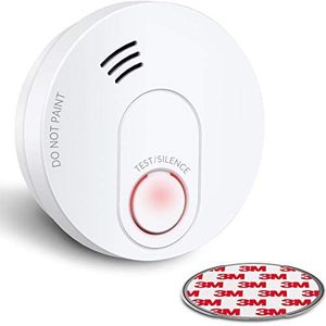 lot 80134 image: SITERWELL Smoke Detector, 10-Year Smoke Alarm with Photoelectric Sensor and Low Battery Warning, Fire Alarm with Built-in Battery and Fault Warning for Bedroom and House, UL Listed, GS526A, 1 Pack