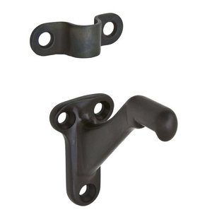 lot 80143 image: SCHLAGE Ives by Schlage 059A10B Hand Rail Bracket, Black