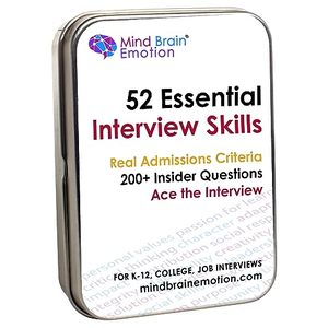 lot 80189 image: 52 Essential Interview Skills Prep for Private School, College, Job Entrance Interviews 200 Insider Questions, 101 Real Admissions Essay Prompts, Expert Guide Videos  by Harvard & HR Interviewer
