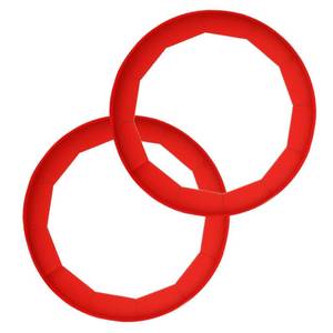 lot 80191 image: Antenda Adjustable Silicone Pie Crust Shields - Baking Protectors Cover Ring Fits 8-11.4 Inch Pies