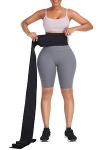 lot 80193 image: FeelinGirl Waist Trainer for Women Bandage Wrap Sauna Belt Long Torso Tummy Wraps Belly Body Shaper Waist Trimmer Belt
