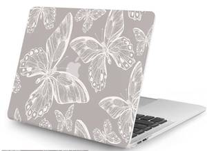 lot 80205 image: Seorsok Compatible with MacBook Air 13 Inch Case 2020 2019 2018 Release A1932 A2179 M1 A2337 Touch ID, Plastic Hard Shell CaseButterflies