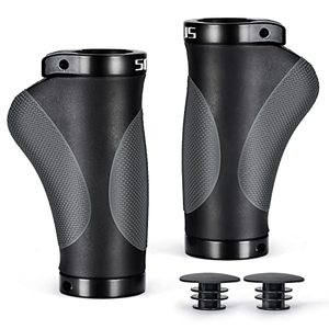 lot 80218 image: PRUNUS Bicycle Grips Ergonomic, 22mm Bicycle GripsLebar Grips with Aluminum Double Lock-On Design, Universal Bicycle Handlebar Grips for MTB Mountain Bike,Electric Bike,BMX,Folding Bike etc.