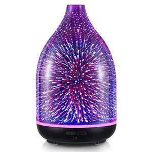 lot 80220 image: InnoGear Oil Diffuser, 150ml Handmade Glass Diffuser 3D Glass Essential Oil Diffuser Ultrasonic Aromatherapy Diffuser Cool Mist Humidifier with Timers Waterless Auto Shut-Off
