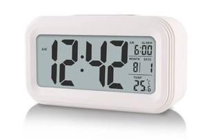 lot 80272 image: YUANRANER Digital Alarm Clock with Indoor Temperature, Battery Operated,Snooze Model,1224H Display for Bedrooms Heavy Sleepers Kids Travel Bathroom Desk Smart Clock