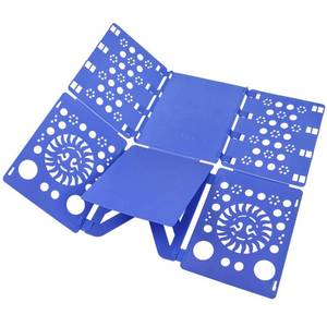 lot 80286 image: BoxLegend Version 3 Shirt Folder Shirt Folding Board t Shirts Clothes Folder Durable Plastic Laundry folders Folding Boards,Blue