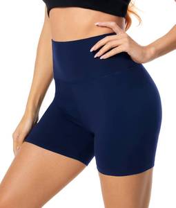 lot 80365 image: FULLSOFT High Waisted Biker Shorts for Women-5 Tummy Control Fitness Athletic Workout Running Yoga Gym Shorts(Navy Blue,Small-Medium)