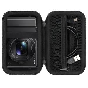 lot 80376 image: Supmay Hard Travel Case for Panasonic LUMIX LX10  ZS200D  ZS200  ZS80D  ZS80  ZS100  ZS70  ZS60 4K Digital Camera, Protective Case Bag with Mesh Pocket for Battery Pack, Charging Cable, Black