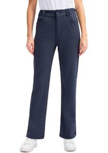 lot 80424 image: SANTINY Womens Golf Pants with 5 Pockets High Waisted Quick Dry Stretch Pants for Women Travel Work Casual (Navy_XXL)