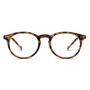 lot 80506 image: Peepers by PeeperSpecs Brain Trust Round Reading Glasses, Tortoise, 47  1.75