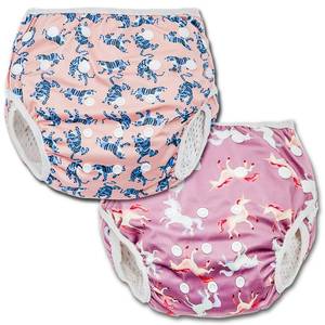 lot 80521 image: Joyo roy Swim Diapers Size 4 Reusable Girl Reusable Swim Diapers Swimming Diapers Waterproof Diapers for Swimming Water Diaper Toddler Swim Diaper Swimmer Diapers Baby Swim Diaper Reusable Girls 2-4T